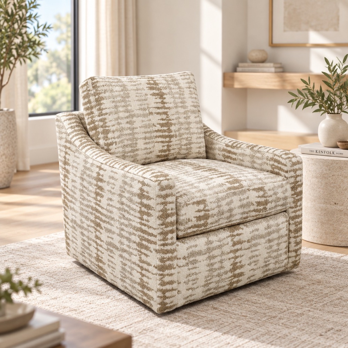 Silla giratoria de la colección Prato
